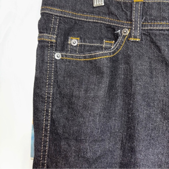 DKNY Petite 10R Women's Black Jeans Chelsea Low Rise Straight Leg Long Slim Fit - Picture 9 of 12